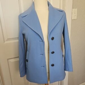 Stunning Calvin Klein Light Blue Women’s Pea Coat